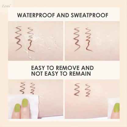 Black Waterproof Liquid Eyeliner Pencil