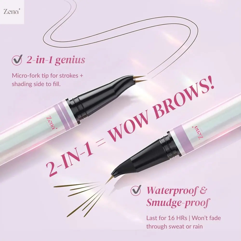 Fluffy Up 2-in-1 Brow Pen