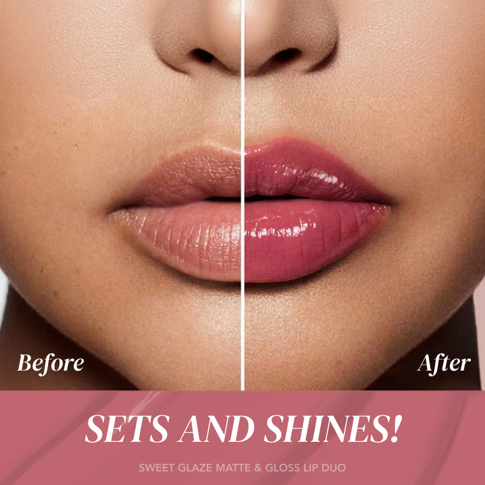Sweet Glaze Matte & Gloss Lip Duo